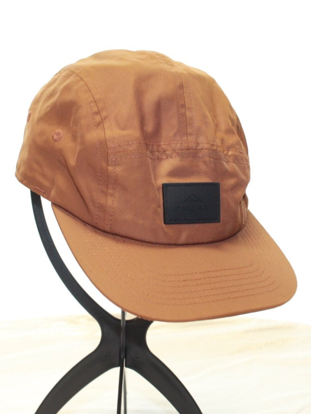 Tillak Russet Brown Wallowa Kodra 5 Panel Nylon Adjustable Buckle Strap Camp Hat
